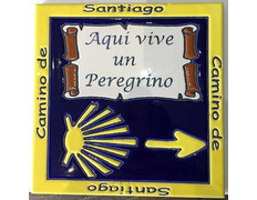 Carreaux en céramique Ici vit un Pèlerin Arrow et Star 20x20