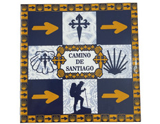Carrelage multi-symboles Camino de Santiago 10x10