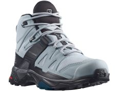 Salomon X Bottes Ultra 4 Mid Wide GTX W Gris/Azul