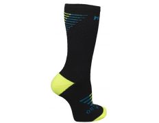 Mund Skiing Outlast/Wool Sock Noir/Jaune/Bleu