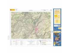 Sarria 124-1 Carte Echelle 1:25.000 IGN