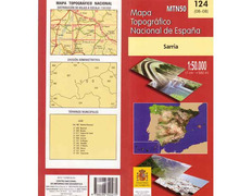 Sarria 124 Carte Echelle 1:50.000 IGN