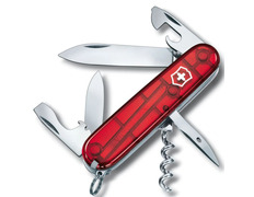 Couteau de poche Victorinox Spartan 12 usages 91 mm Rouge translucide