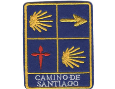Parche Broderie tétrasímbolo Chemin de Santiago