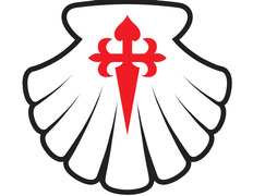 Pegatina Vieira avec Cruz Camino de Santiago