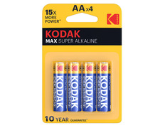 Piles alcalines Kodak MAX AA LR6