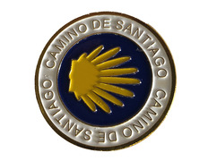 Épingle étoile ronde Camino de Santiago