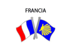 Pin Metal Flag France Way Santiago