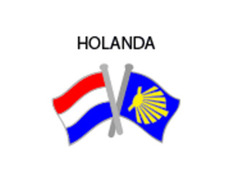 Pin Metal Flag Pays-Bas Voie Santiago