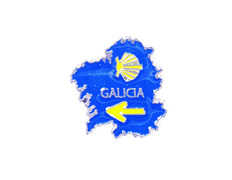 Pin Carte métal Galice