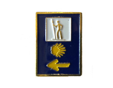 Pin métal triple Grand signal
