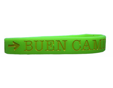 Bracelet en silicone Concha Cami Santiago Verde fosforito