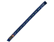 Bracelet en tissu petite flèche et étoile Camino de Santiago 27 Bleu
