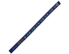 Bracelet en tissu avec flèches et étoiles Buen Camino 20 Bleu