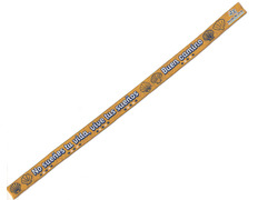 Bracelet en tissu Ne rêve pas ta vie, vis tes rêves jaune 204