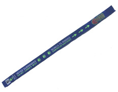 Bracelet en tissu n&#39;abandonnez jamais les langues 28 bleu