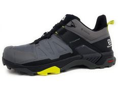 Chaussure Salomon X Ultra 4 GTX Gris/Noir/Lime