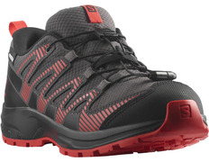 Chaussures Salomon XA Pro V8 CS WP J Gris/Orange