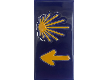 Carrelage en céramique Etoile et Flèche sans bord 15x7,5 cm