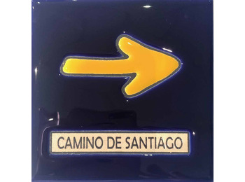 Céramique Flecha Tile Chemin de Santiago 11x11 cm