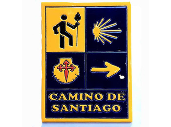 Carreaux de céramique Signes Chemin de Santiago 15x20 cm