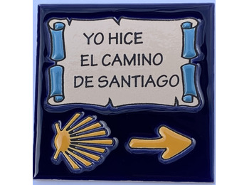 Carreaux de céramique Yo Hice le chemin de Santiago 11x11