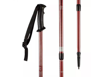 Poussettes Elementerre Canne en aluminium Rouge