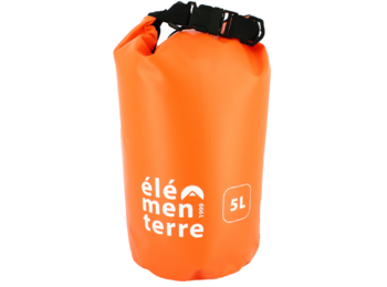 Sac en toile imperméable Elementerre Buckeno 5 L Orange