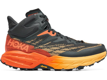 Botte Hoka Speedgoat 5 Mid GTX Noir/Orange