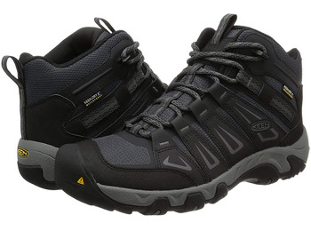 Keen Oakridge Mid WP Bottes Noir/Gris