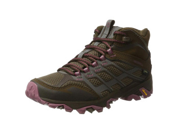Merrell Moab FST Boot Mid GTX W Marrón/Rosa