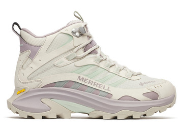 Botte Merrell Moab Speed 2 Mid GTX W Crème/Lilas/Vert