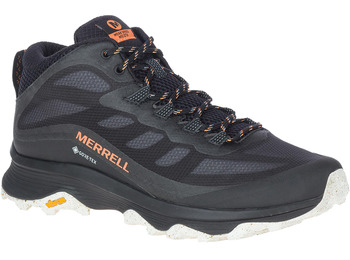 Botte Merrell Moab Speed Mid GTX Noir/Orange