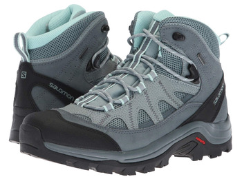 Bottes GTX authentiques Salomon W Turquoise/Negro