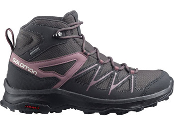 Botte Salomon Daintree Mid GTX W Noir / Violet