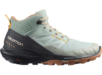 Chaussure Salomon Outpulse Mid GTX W Gris/Crème