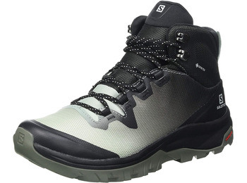 Chaussure Salomon Vaya Mid GTX W Gris Verdâtre / Noir