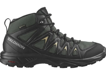 Chaussure Salomon X Braze Mid GTX Noir/Vert