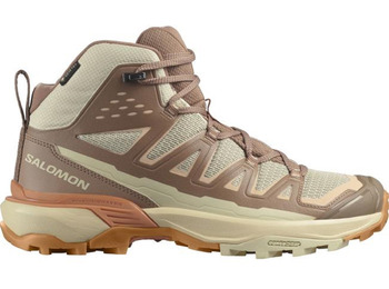 Salomon X Ultra 360 Edge Mid GTX W Beige/Marron Botte