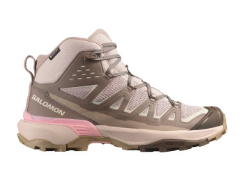 Salomon X Ultra 360 Edge Mid GTX Boot W Marrón/Rosa
