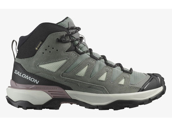 Chaussures Salomon X Ultra 360 LTR Mid GTX W Gris/Vert