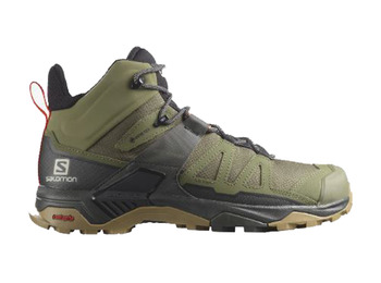 Botte Salomon X Ultra 4 Mid Wide GTX vert olive