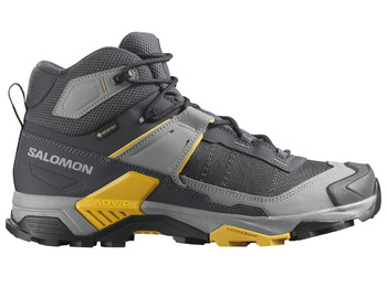 Chaussures Salomon X Ultra 5 Mid GTX Gris/Moutarde