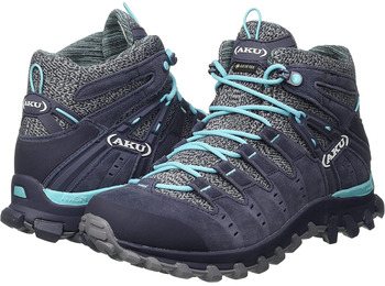 Bottes Aku Alterra Lite Mid GTX W Gris/Bleu