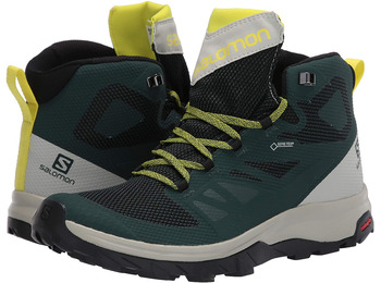 Profil de Salomon Mid GTX Bottes Vert/Lima