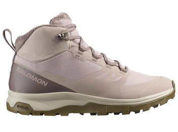 Bottes Salomon Outsnap CSWP W rose/beige