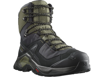 Bottes Salomon Quest Element GTX Noir/Gris/Vert