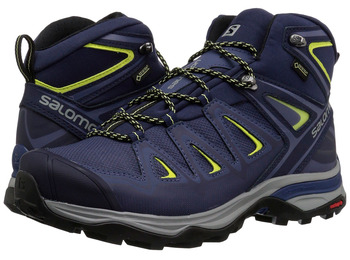 Salomon X Ultra 3 Bottes Mid GTX W Violeta/Amarillo