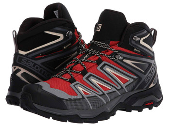 Salomon X Ultra 3 mi GTX Rouge/ Bottes de Gris