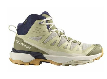 Chaussures Salomon X Ultra 360 Edge Mid GTX Beige/Vert